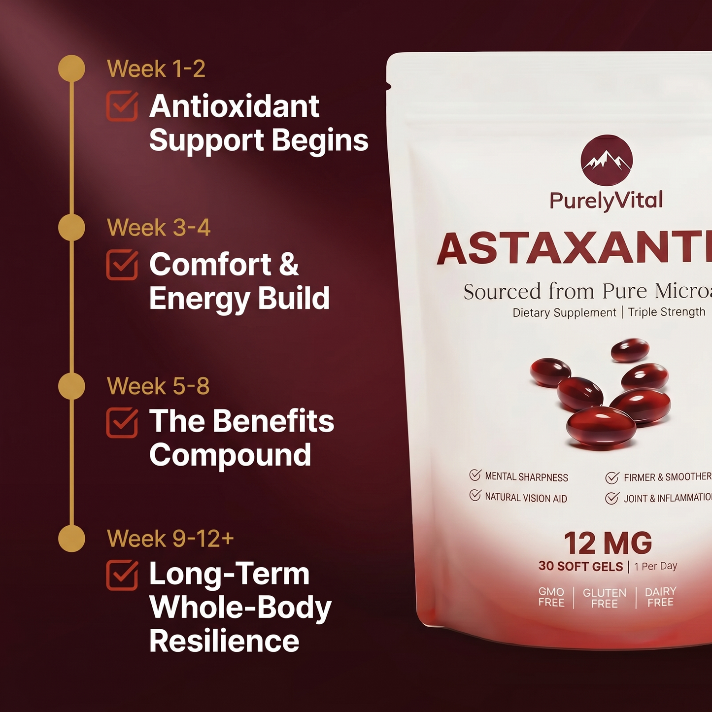 Astaxanthin 12mg
