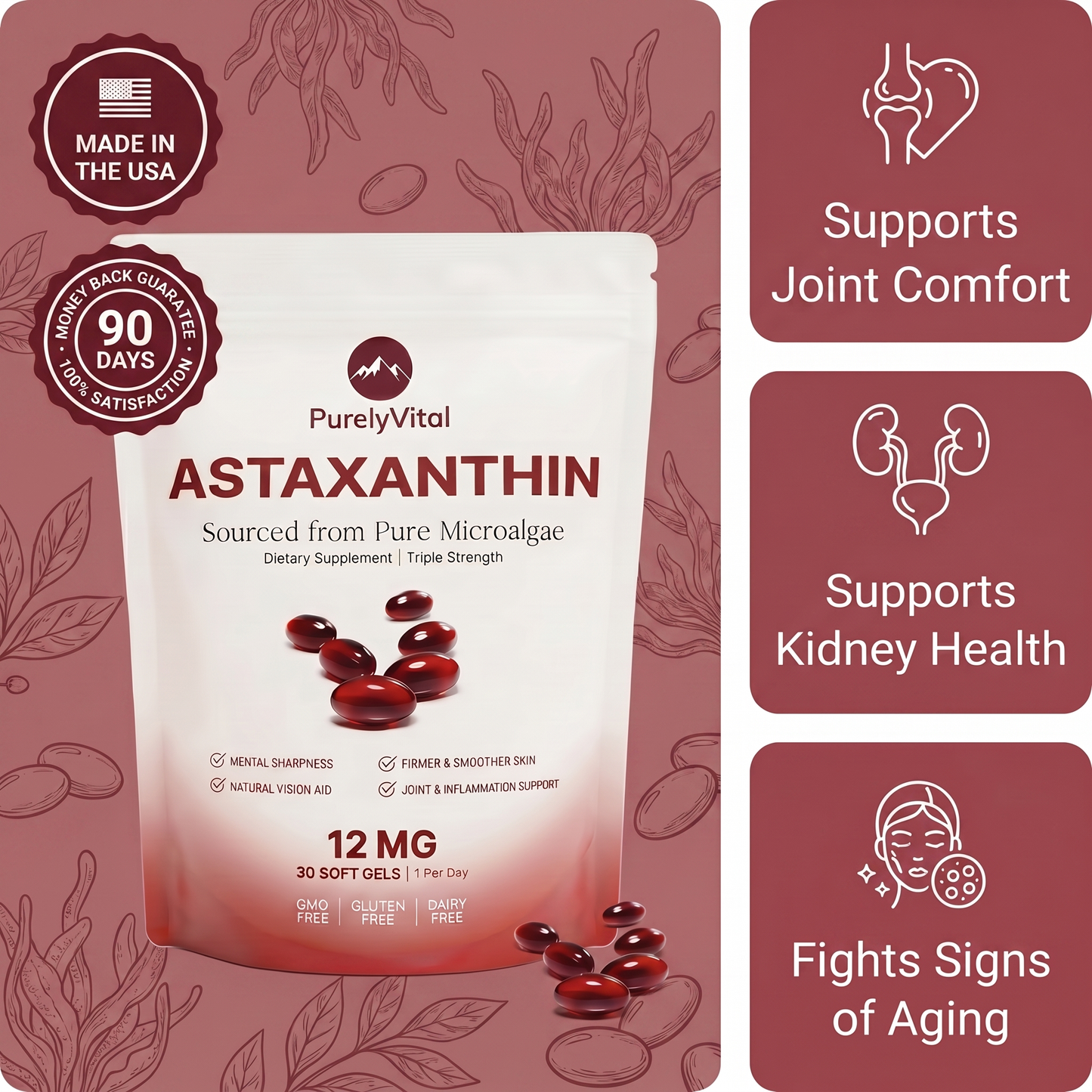Astaxanthin 12mg